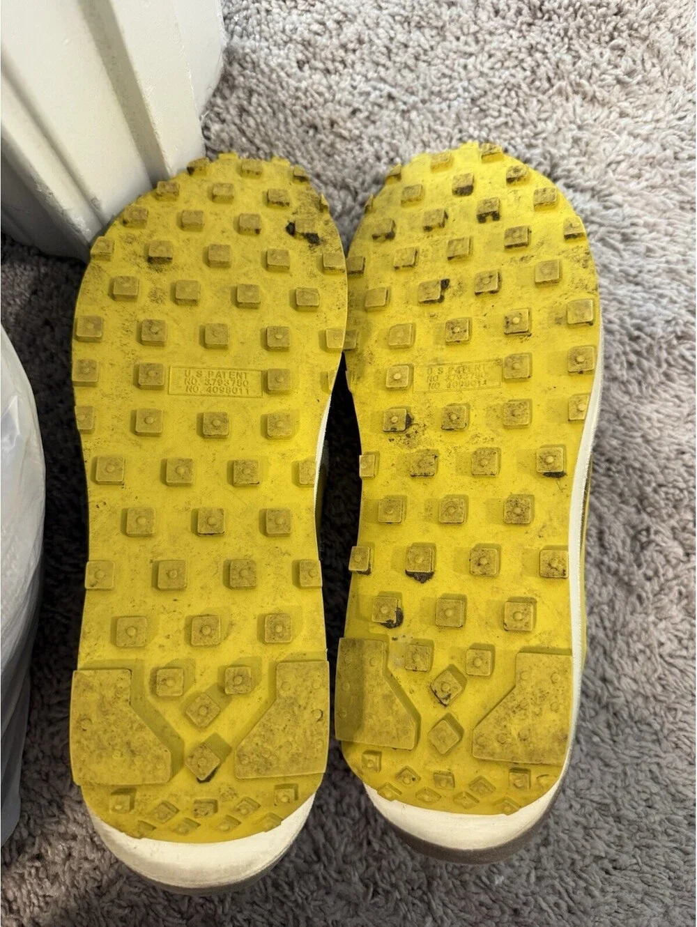 Nike Sacai x Undercover x LD Waffle Shoes Size 11M Black Bright Citron
